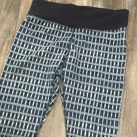 Tory Burch Sport navy print leggings small - Picture 2 of 5
